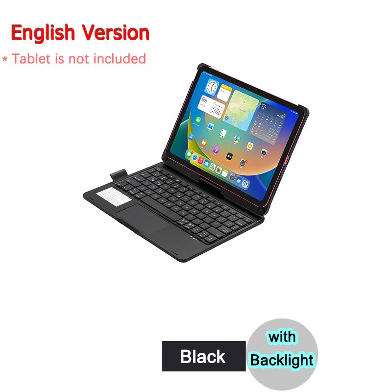Bluetooth Magic Keyboard Case For iPad A16 11 inch 10th Generation Tablet Case Arabic Spanish Italian French Keyboard