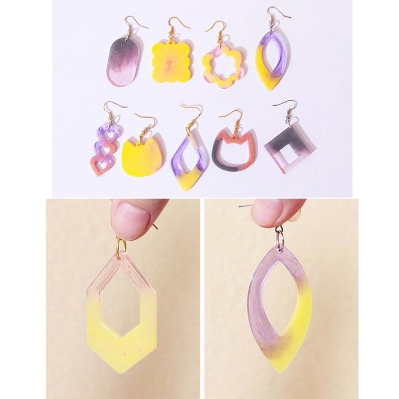 Earrings Silicone Molds for Casting Moulds Wear Resistant Silicone Mold Creative Earrings Pendant Silicone Mold
