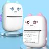 Mini Portable Thermal Printer Cat Shapes Lightweight Wireless Po Label Memo Wrong Question Printer