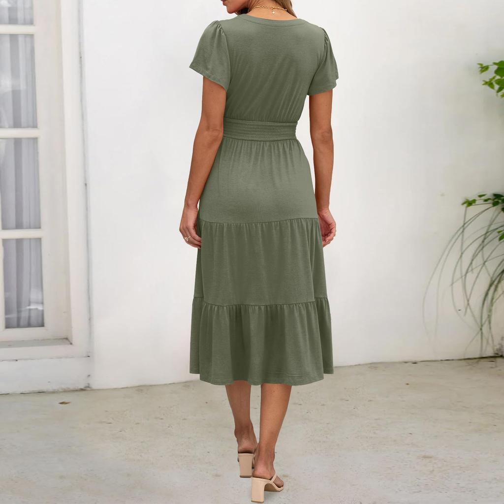 Женское летнее модное повседневное платье