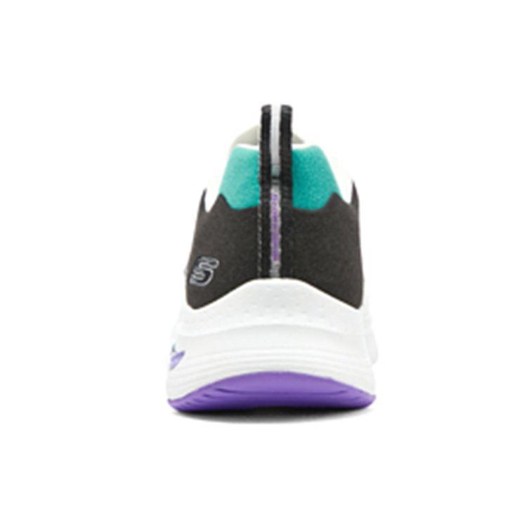 Skechers Женские кроссовки для бега Arch Fit Черно-белые Низкие Раздельный дизайн 149928-WMLT