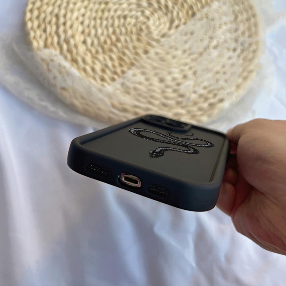 Мягкий чехол Sky Eye Ladder для Infinix Note 30 Hot 50 40 Smart 7 8 9 OnePlus Google Все модели Infinix Чехлы для телефонов Чехол NY25 Черный Золотой Змея дизайн