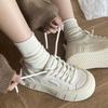 Thick-soled White High-end Explosion Versatile Thick-soled White Shoes Women's 2025 New Autumn Lightweight Sports Shoes