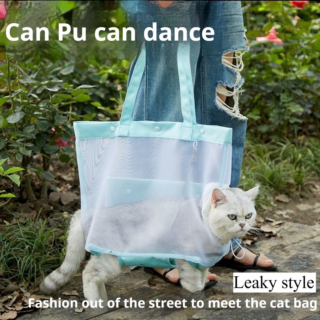 Товары для домашних животных Летняя портативная сумка Портативная сумка Кошачий прогулочный стиль Дышащий рюкзак на одно плечо для кошек