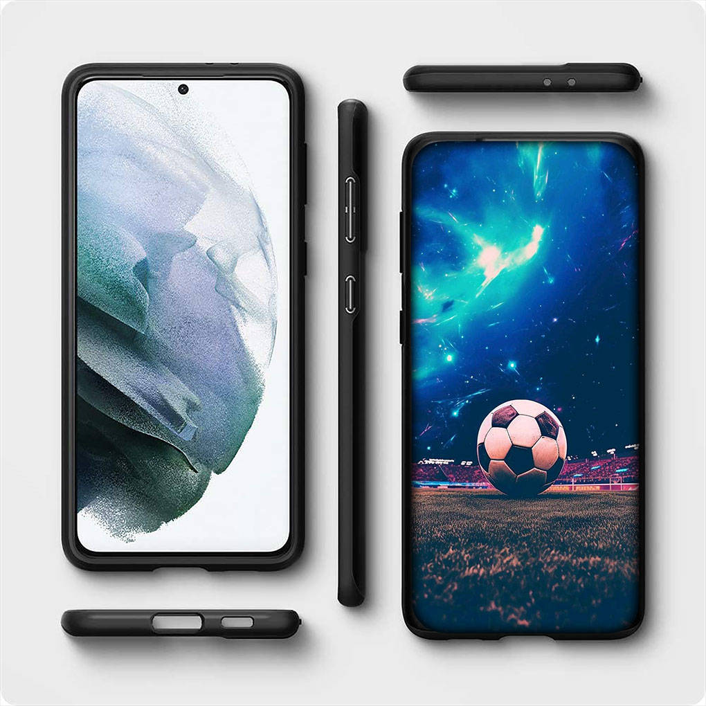 For iPhone 15 14 Xiaomi Redmi Note 13 12 11 Pro Max X 8 7 XR Samsung Galaxy A24 A15 A05 S24 S23 Huawei OPPO A38 Soccer Sports Football NO7 Phone Case