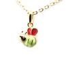 [K6381] - Gold Plated 'Bee' Necklace