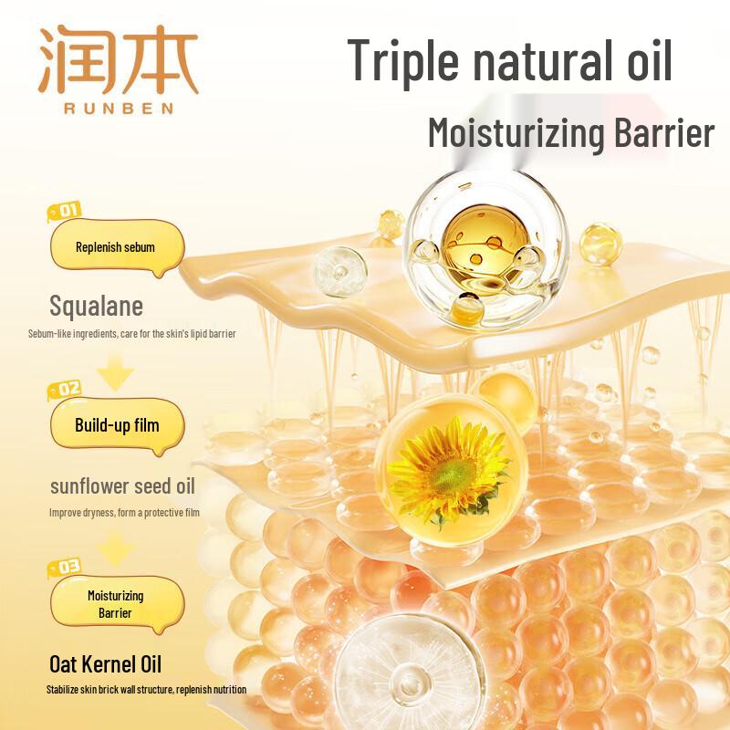 Набор детского крема для рук и лица с витамином Е Runben