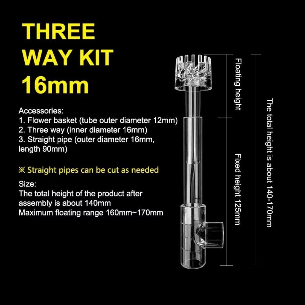 Поверхностный Аквариумный Водный Растение Бак Фильтр Водное Растение Акриловый Лили-Трубка Вращающийся Аквариум Аксессуары