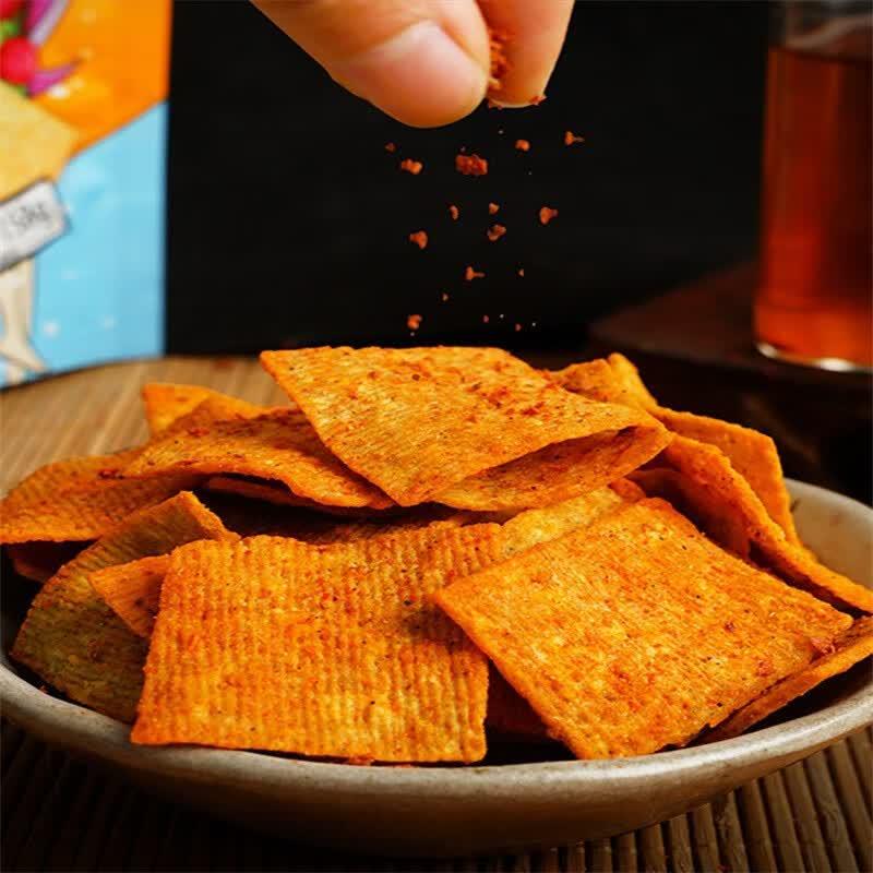 JAOBAKE Sichuan Peppercorn Handmade Rice Crackers - Spicy (5 Bags)