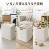 Foldable Laundry Large Capacity Storage Laundry Clothing Storage with for Closets and Living 30 x 30 x 40 White Basket, Box, Water-Repellent, Hamper,