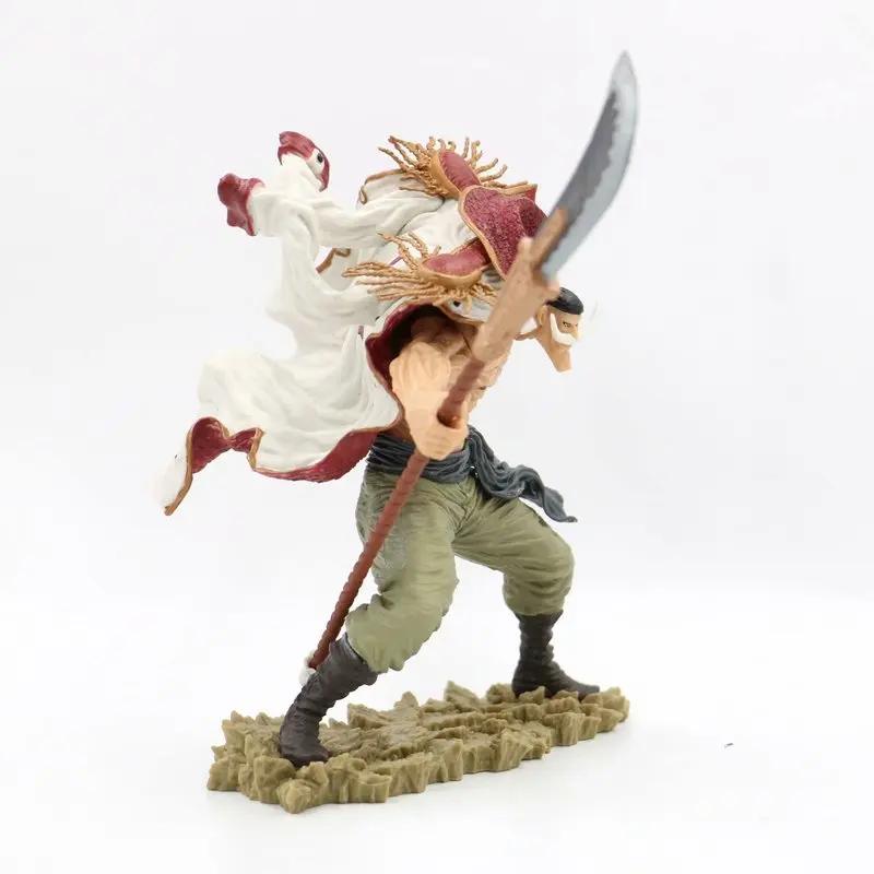 24 см Фигурка Белоуса из One Piece Аниме Эдвард Ньюгейт Фигурки Игрушки Манга Фигурка GK Статуя Коллекционная Модель Украшения
