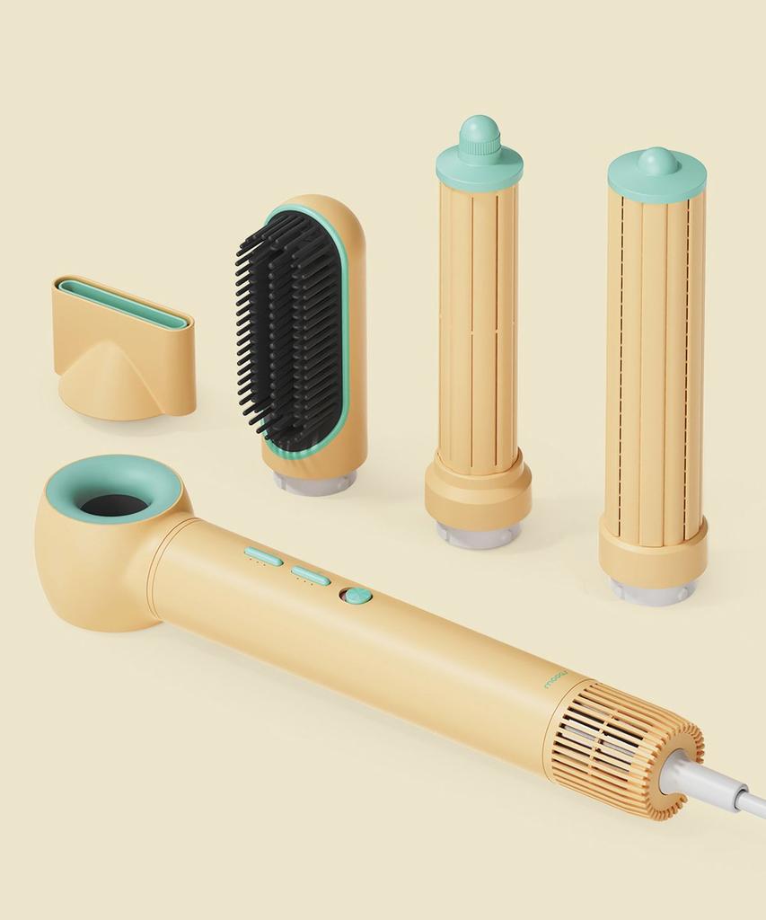 2WAY Airroll Pro 5-in-1 Hair Styler Dryer (Includes Dedicated Pouch)