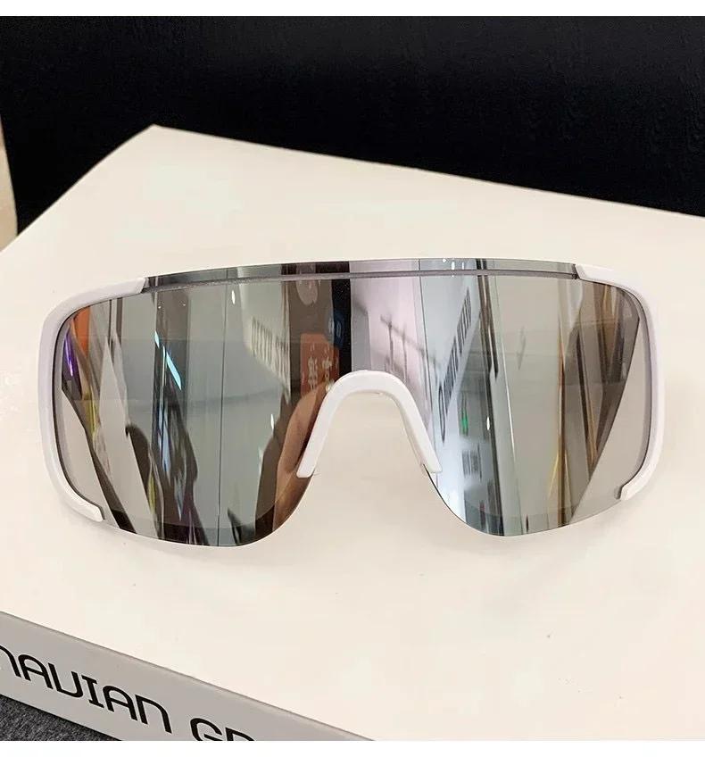 Женские спортивные очки с большой оправой для улицы Uv400, анти-ультрафиолетовые, для велоспорта, солнцезащитные очки с защитой от УФ-излучения, для пеших прогулок, катания на лыжах