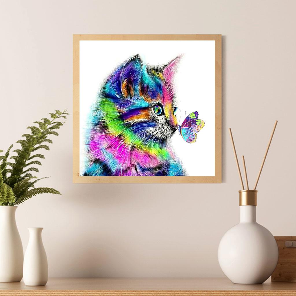 5D Diy Алмазная картина животное Тигр Кот Алмазная вышивка Пейзаж Мозаика Вышивка крестом Домашнее украшение Рождественский подарок