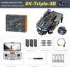 Original V186 Pro Drone Professional Brushless Motor 8K Triple HD Aerial Photography Obstacle Avoidance RC Quadrotor Dron UAV