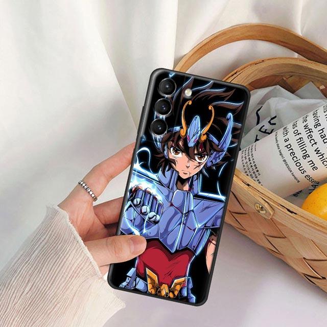 Чехол для телефона Saint Seiya для Samsung Galaxy S24 S23 Ultra 5G S20 S21 FE S25 S24FE S26 Plus Мягкий чехол Пегас Сейя