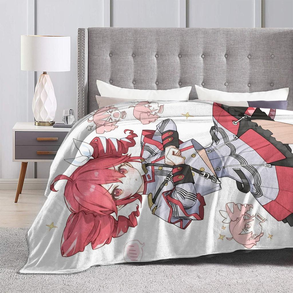Kasane Teto Anime Blankets Flannel Awesome Warm Throw Blankets for Coverlet Autumn/Winter