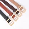 Leather Gold Silver Vintage Waistband Metal Waist Chain Belt Women Ladies Fashion Charm Belt