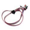 Reset Power Cord Push Button Switch PC Power Reset Switch with LED Light Motherboard Power Cable