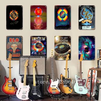 Electric Light Orchestra Таблички и Знаки настенный декор Винтажные жестяные знаки Капитан Металлический Постер Декор для Бара Паба Клуба Настенное украшение