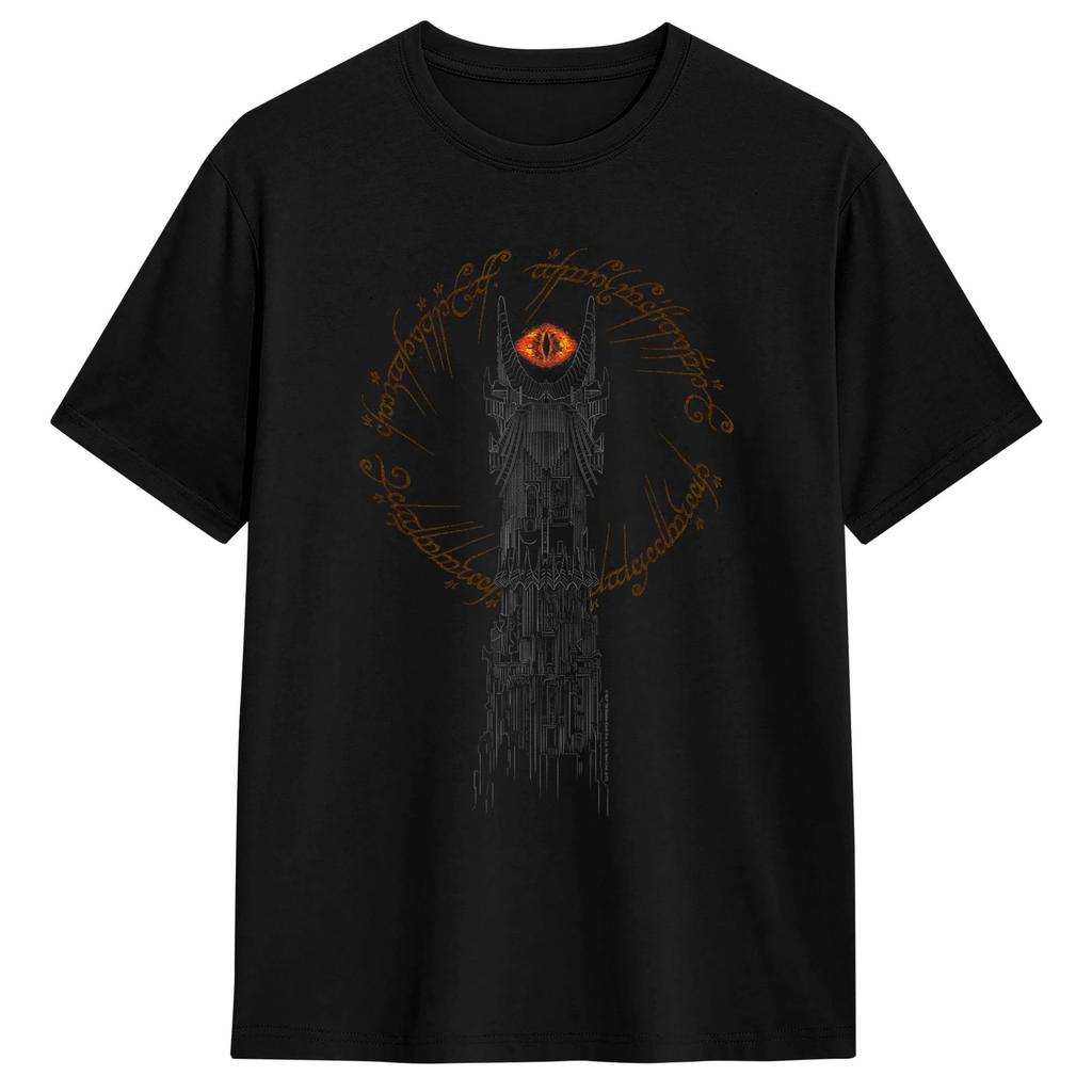 LOTR Tower of Mordor Unisex T Shirts Humor Tees Short Sleeve Crew Neck TShirts Cotton Adult Clothing