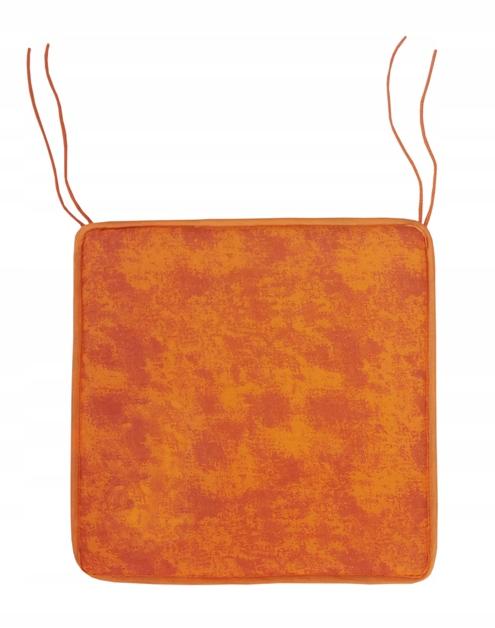 Orange garden chair cushion 36 cm
