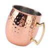 Кружка Moscow Mule 600 мл Нержавеющая сталь Пивная Коктейльная Чашка Кружка для Напитков для Домашнего Бара Точечная Розовое Золото