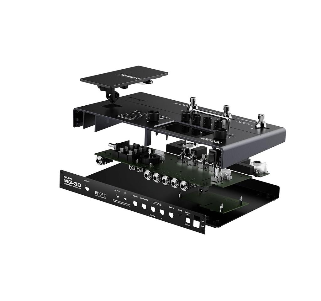 Versatile Modeler NUX Multi Effector MG30 Black NUX/MG-30
