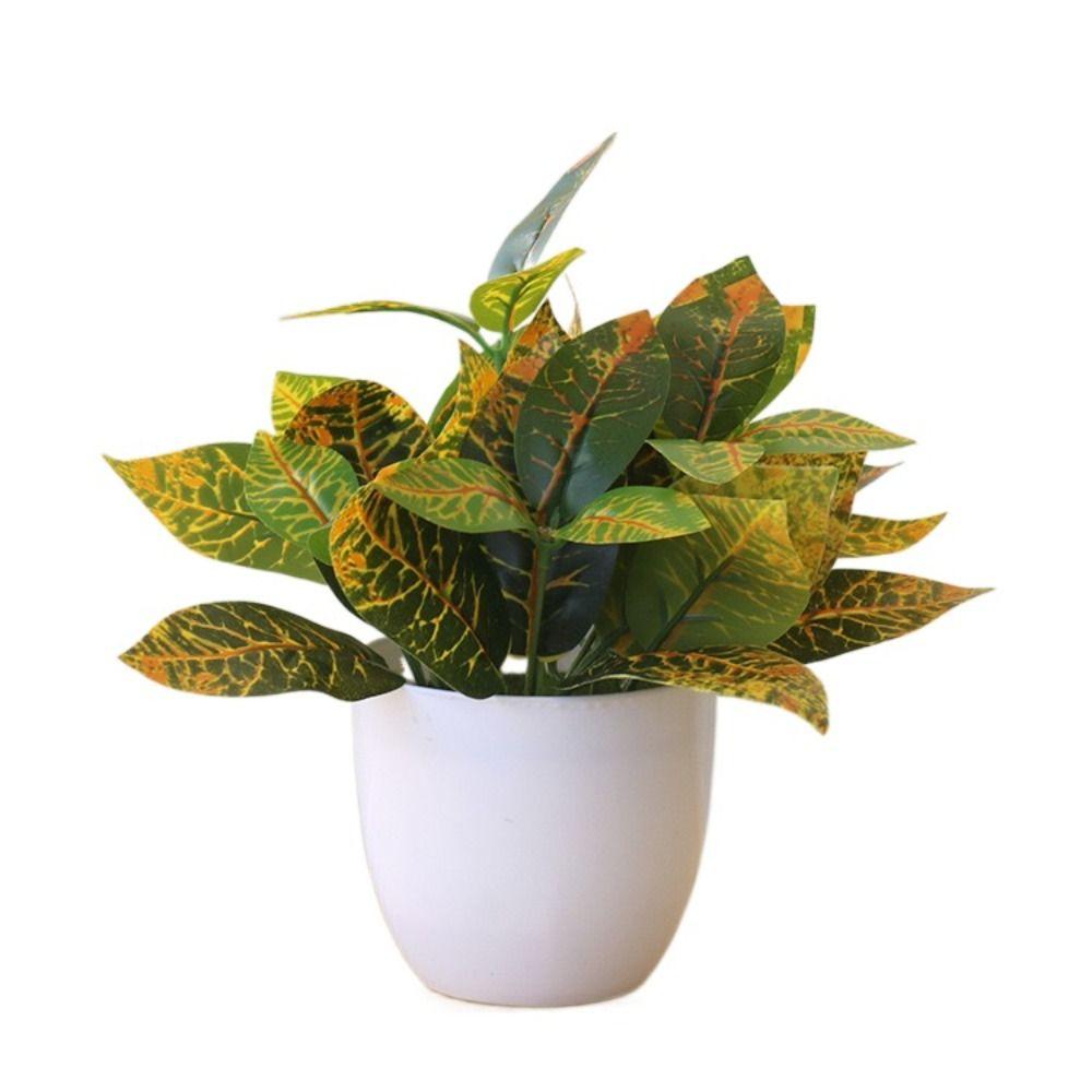 Зеленые Искусственные Растения Бонсай Искусственная Трава Симуляция Зелени Бонсай Реалистичный Горшечный Сциндапсус