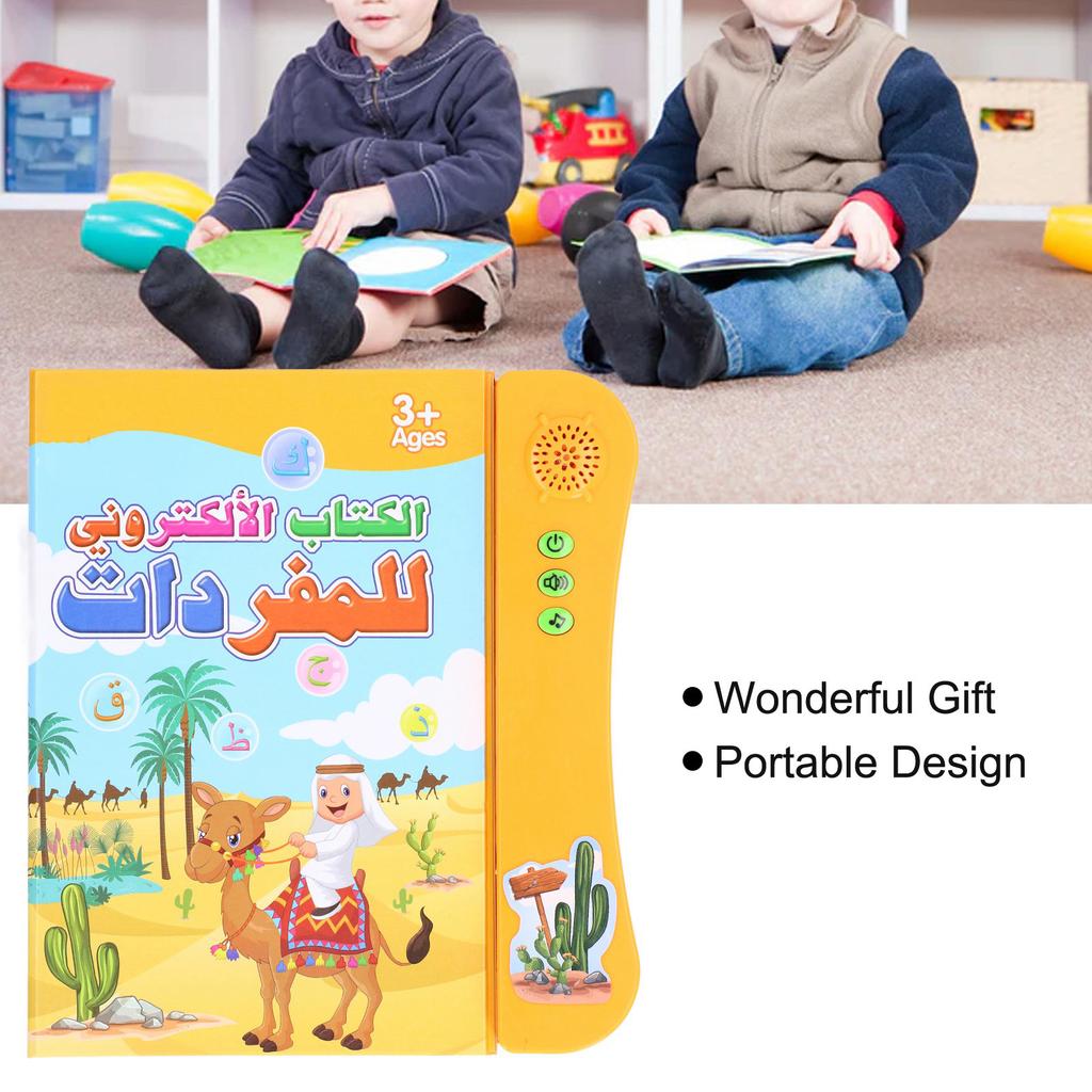 Children Arabic Sound Book Funny Interactive Electronic Learning Book Educational Toy Birthday Gift