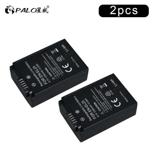 PALO EN-EL25 ENEL25 8.7V Rechargeable Li-ion Battery with LCD USB Smart Charger for Nikon Z50 ZFC Z 50 Z FC MH-32 Camera Charging Kit