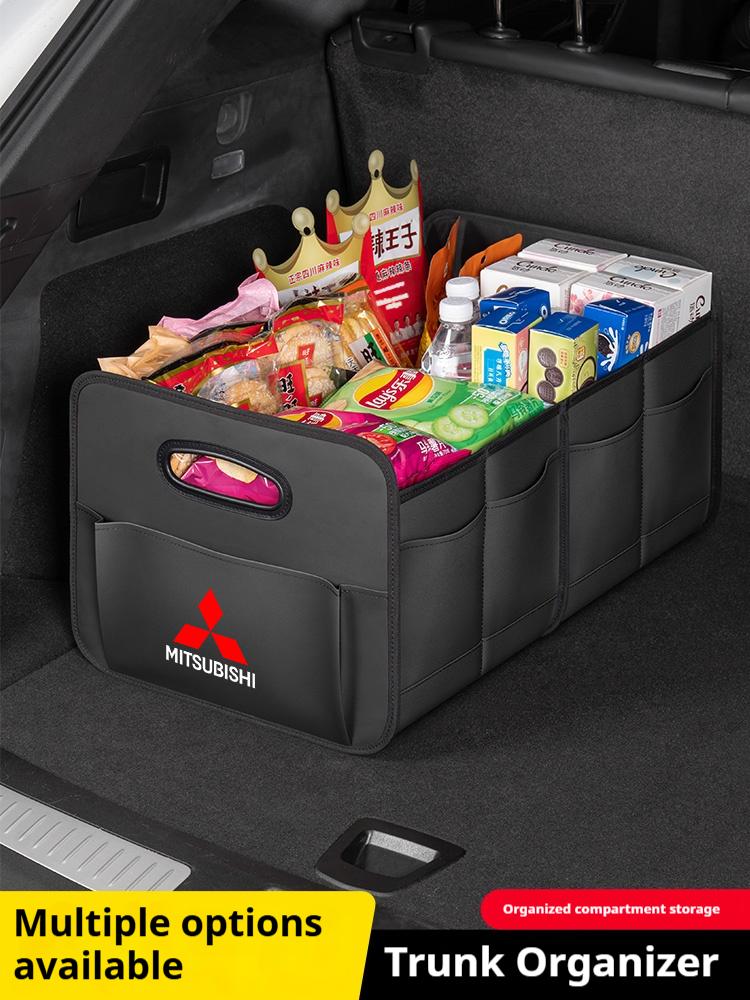 For Mitsubishi Outlander Pajero Asx Lancer EX Evolution X L200 Ralliart Triton Car Trunk Foldable Large Capacity Storage Box