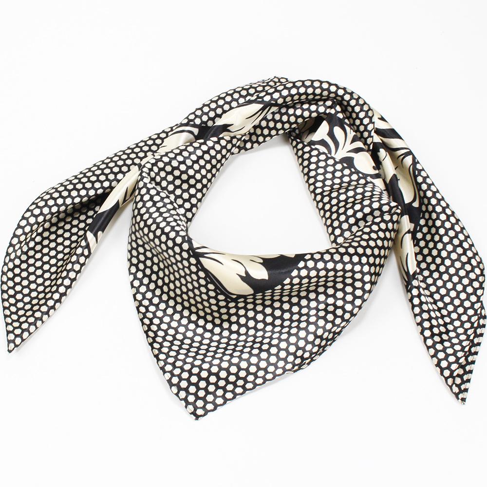 High-quality Luxurious Silk Scarves Headband Scarfs Neck Scarf For Women Chain Silk Scarf Women's Decorative Shawl