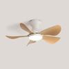 22/29inches Mini Corridor Smallhouse DC Motor Ceiling Fans With Remote Control  Nickel Ceiling Fan With LED Lights Modern