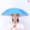 Fishing Umbrella Cap Large Head Mounted, Dual-Purpose Umbrella Cap For Both Rain And Light, Top Sunshade And Sun Protection Cap
