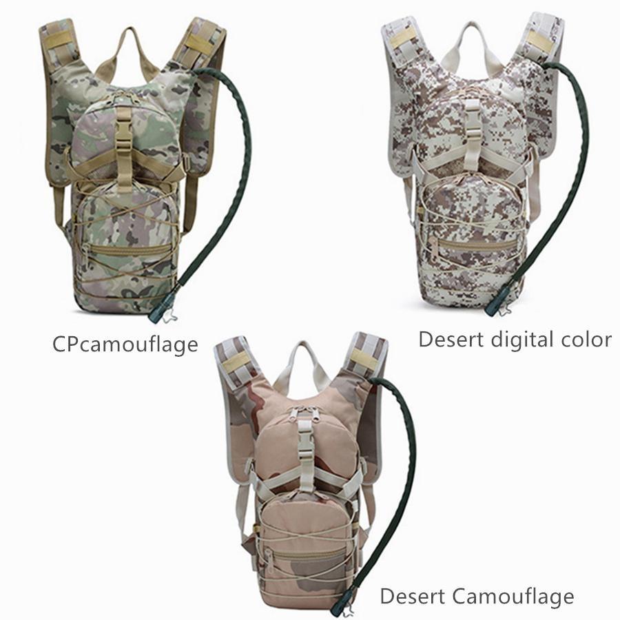 3L Running Water Bag Hiking Hydration Backpack Military Camel Rucksack for Camping Outdoor Fishing Cycling Water Pouch