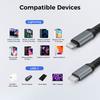 Кабель для зарядки USB C Lightning 3 м и USB-адаптер, сертифицированный MFI кабель Lightning для iOS, шнур для быстрой зарядки Type C PD, совместимый с iPhone 1