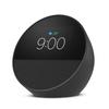 Echo Spot (2024) - Smart Alarm Clock with Alexa, Vibrant Sound | Black