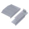 2pcs Plastic Material Cabinet Pull Drill Template Silver Drill Guide Door Drawer Pull Template Drill Mounting Template