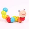 Colorful Wooden Twisty Caterpillar: Educational Toy for Toddlers
