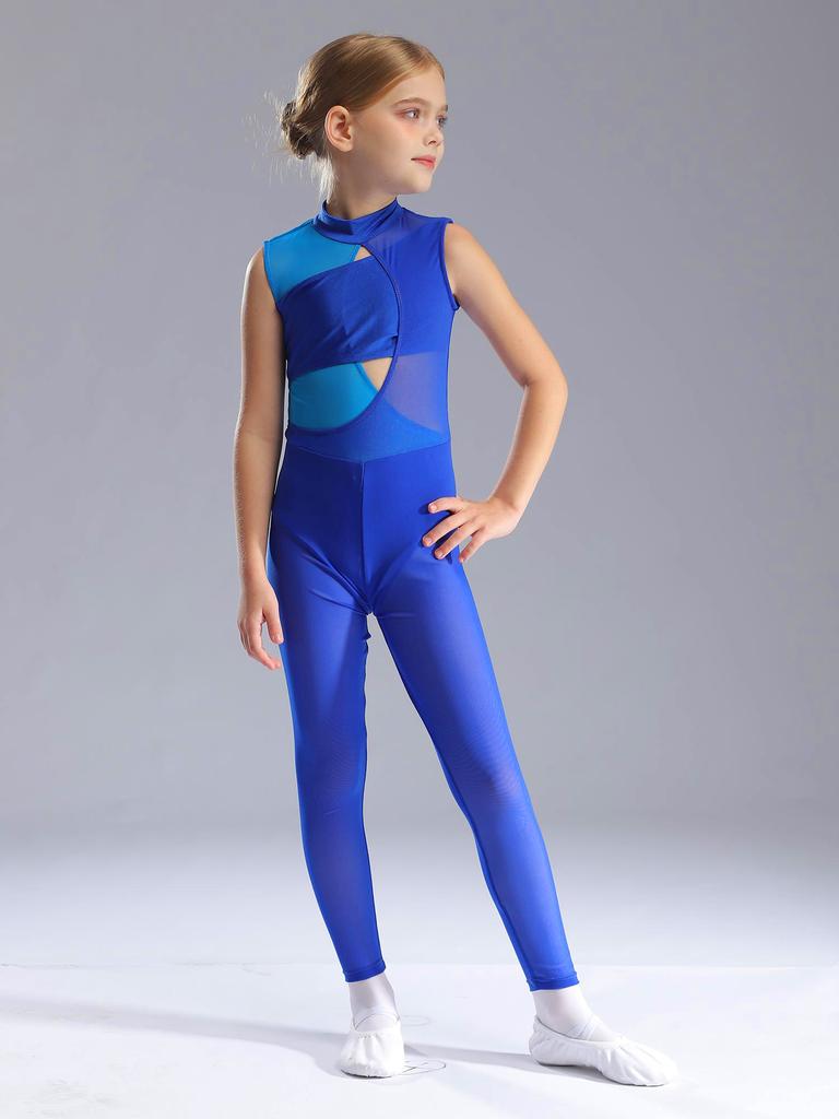 Kids Gymnastics Artistics Figure Skating Ballet Dance Unitards Costume Girls Rhythmic Gymnastics Jersey Full Body Leotard