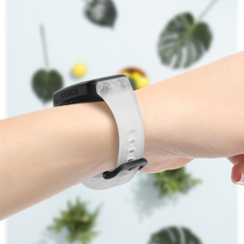 Transparent Silicone straps For Huawei Band 9/9 NFC Strap Accessories Replacement Sport bracelet correa for Huawei Bands 8/8NFC