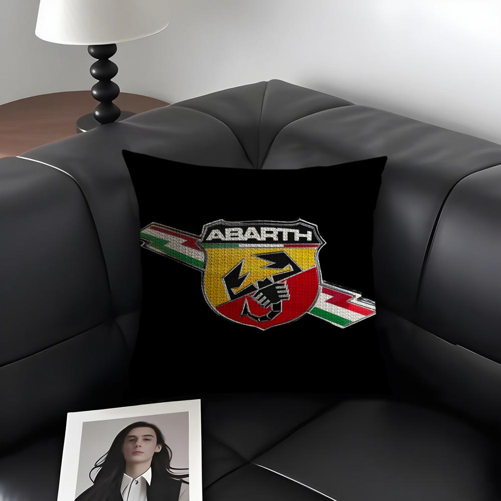 A-Abarth Scorpionn Бренд Наволочка Натуральный Лен Органическая Ткань Двусторонняя Печать Диван Домашний Декор Подарок Чехол для Подушки