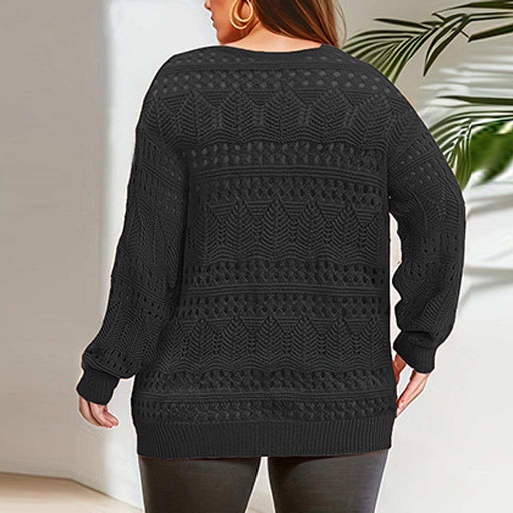 Женские свитера на пуговицах с длинным рукавом, вязаные пальто с карманами