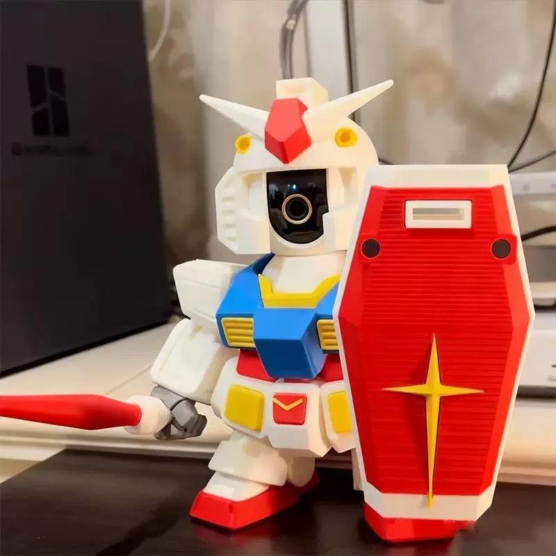 Милый 3D-печатный робот-чехол для камер видеонаблюдения Совместим с Xiaomi C700 Кавайный элемент домашнего декора