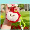 Jinnew Plush Keychain With Magnet Squeeze Cute Bear And Apple Design For Kids And Teens