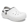 Crocs Детские классические клоги на подкладке для малышей Белые 207009 10m