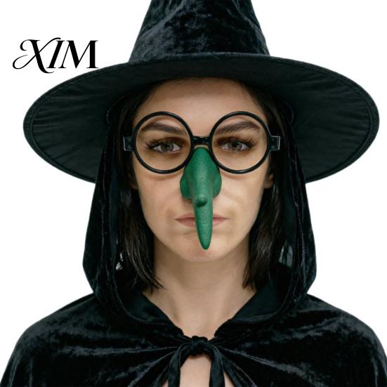 Cosplay Witch Nose Accessory Wicked for Adults, Realistic Fake Nose, Fairy Tale Halloween Props Costume with Fixed Rope