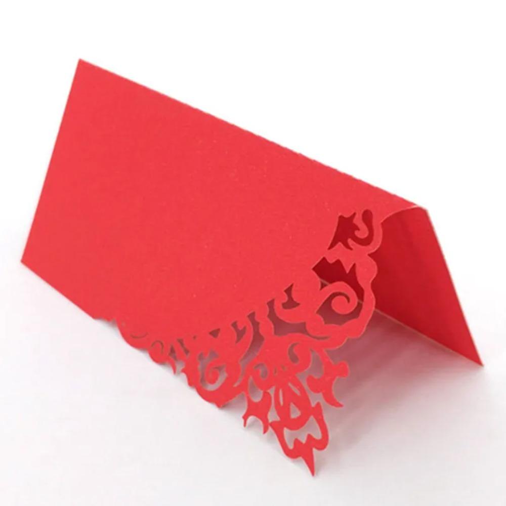 10pcs Blank Wedding Table Place Cards Seating Number Card Wedding Birthday Party Decoration