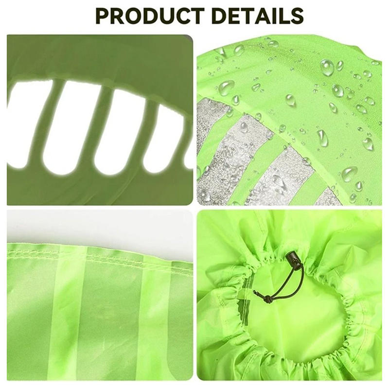 Шлемы для горных велосипедов Дождевик со светоотражающей полосой Уличный ветрозащитный дышащий чехол для велосипедного шлема